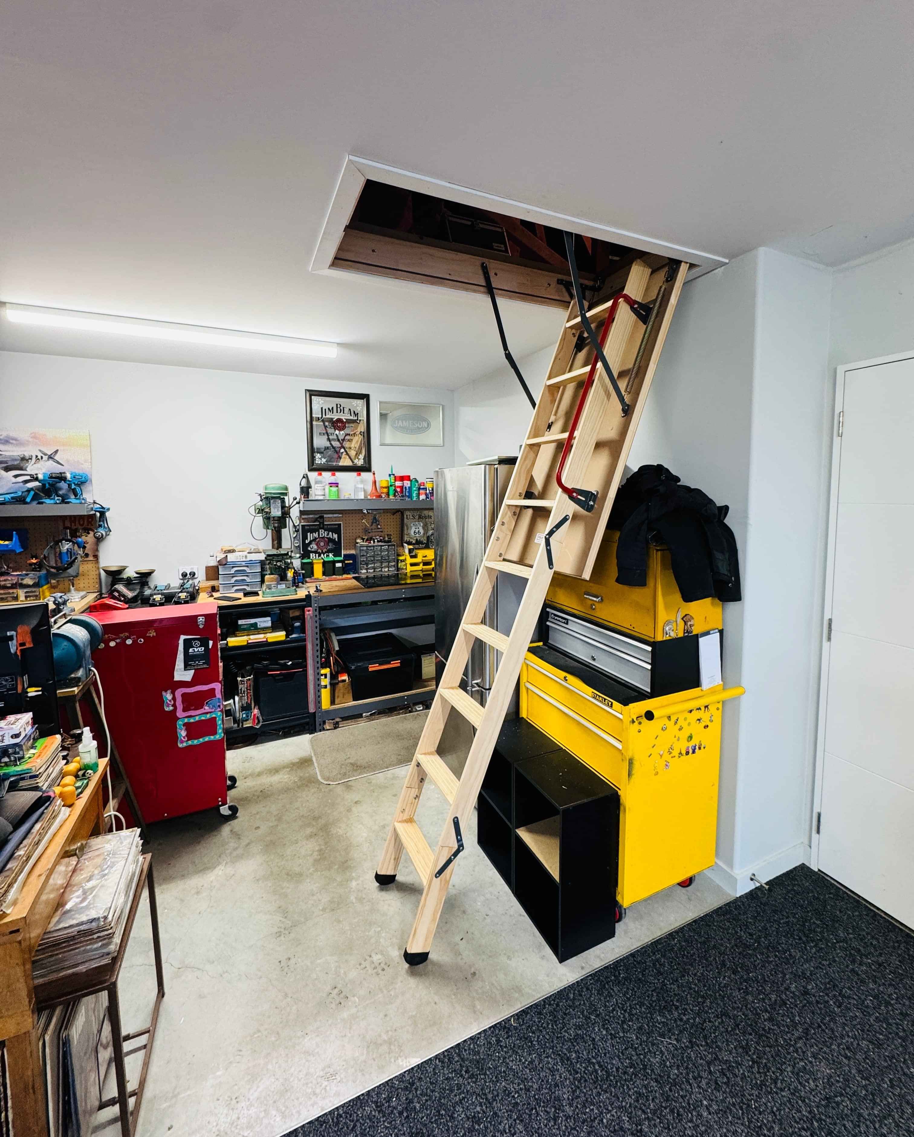 sellwood attic stair install lincoln christchurch