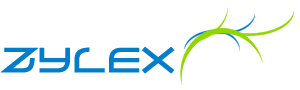 a company logo for Zylex that links to website