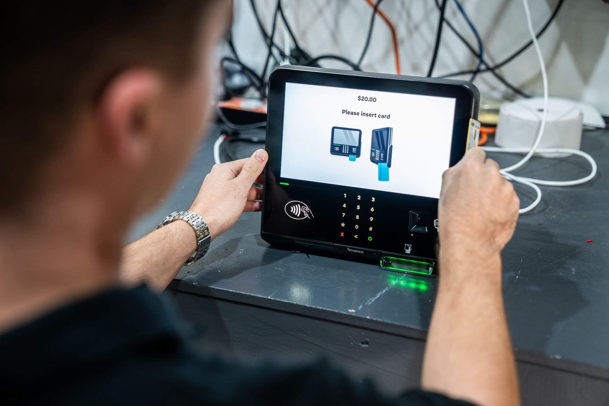 Glassbox point of sale software being used in a fuel retail environment