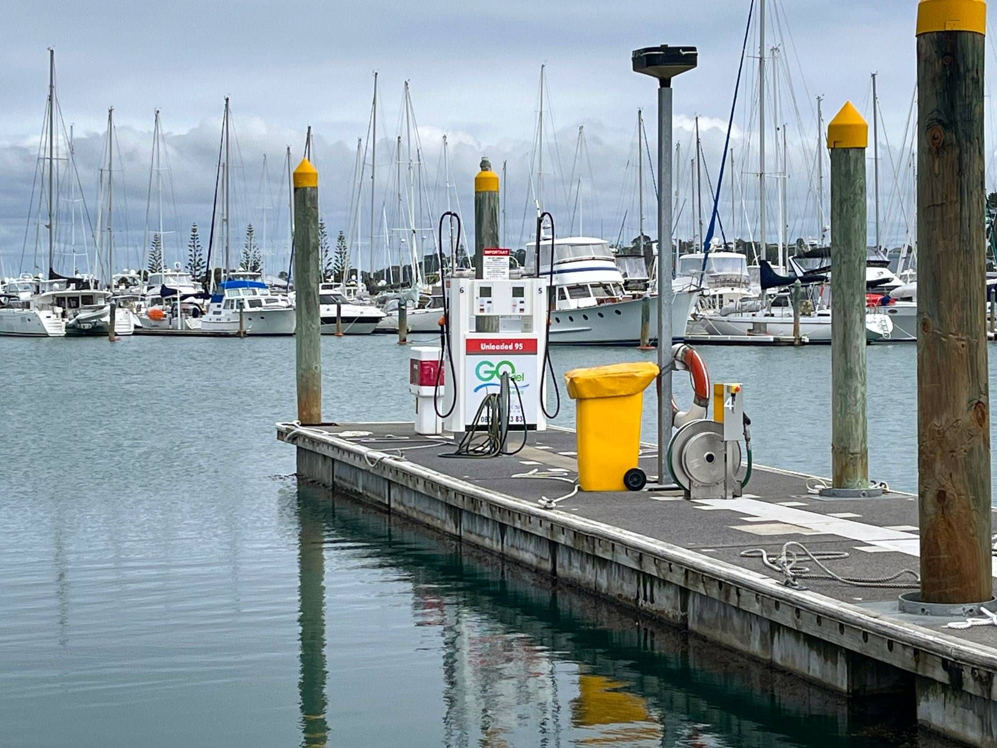 Marina fuel dock managed through the Glassbox fuel management platform