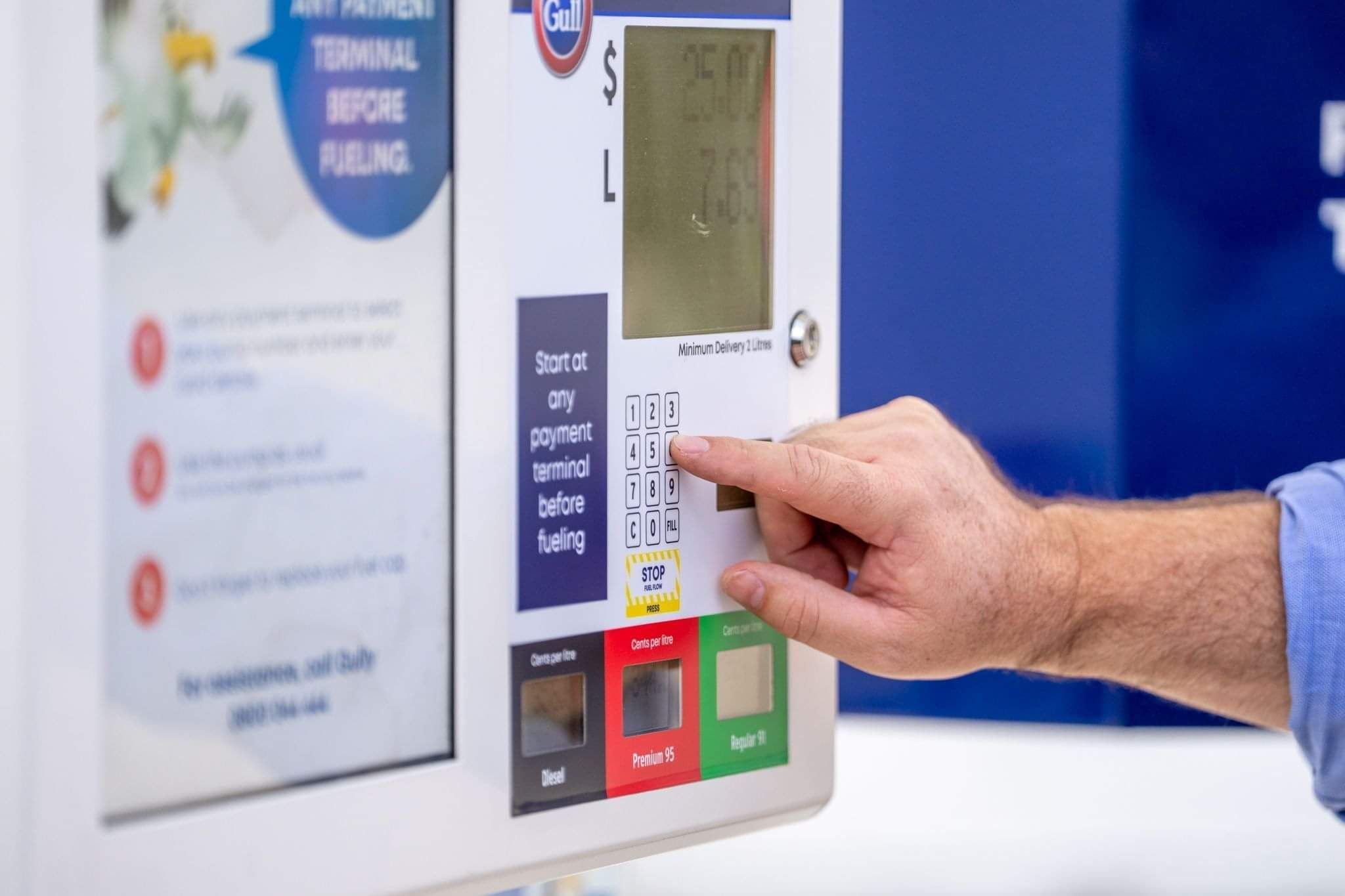 Glassbox outdoor payment terminal for self-service fuel transactions