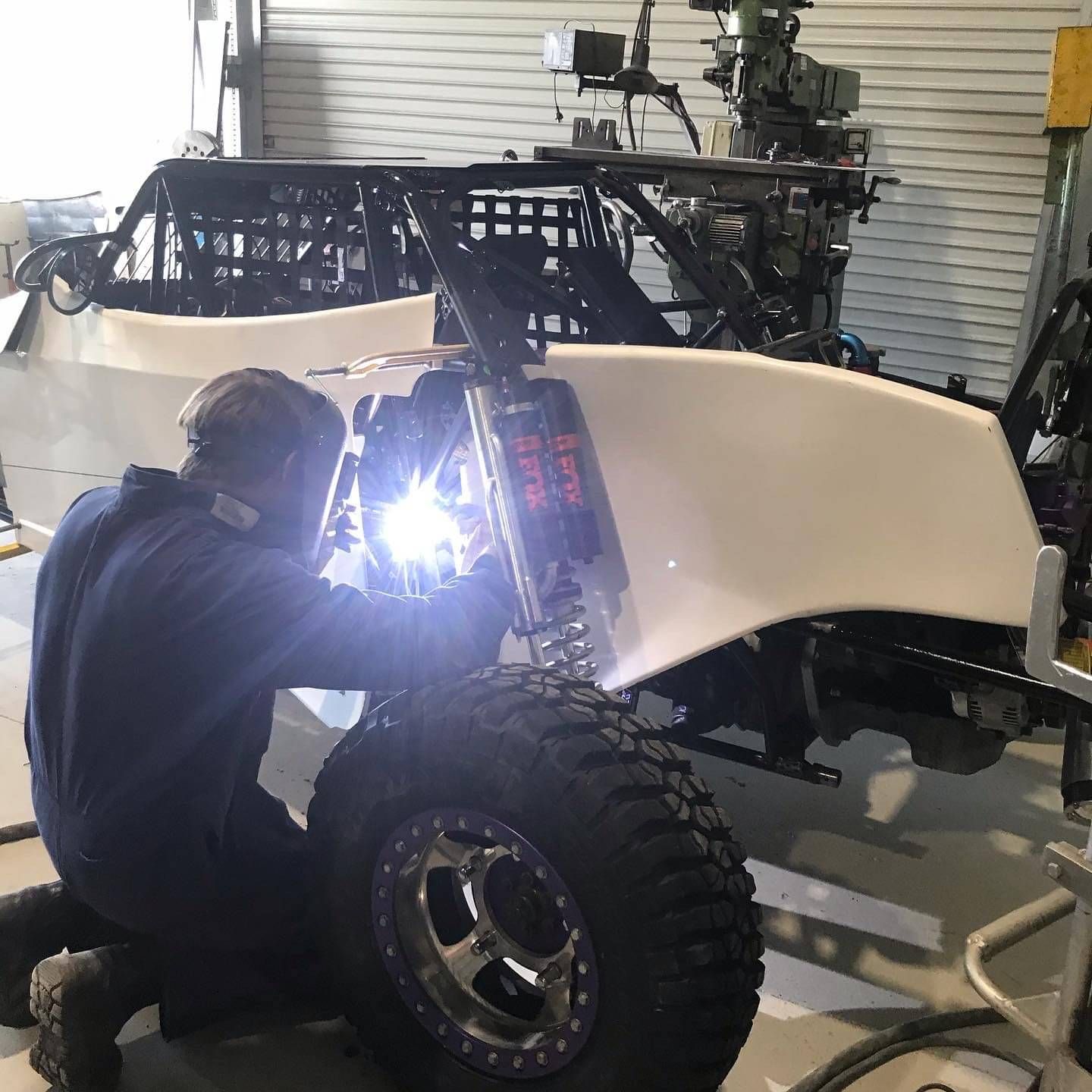 Repair race car welding