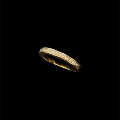 T0039 - 9CT Gold Eternity Band - Total 0.2 Carats of Diamonds