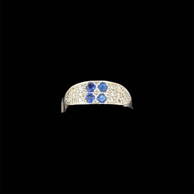 CT128840B - Sapphire &amp; Diamond Band