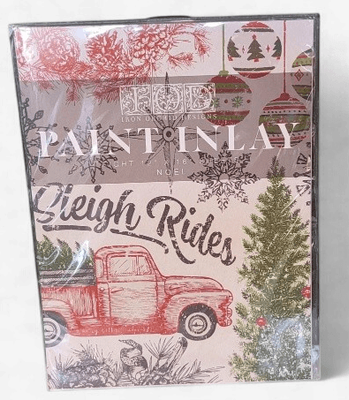 Paint Inlay - Christmas/Noel