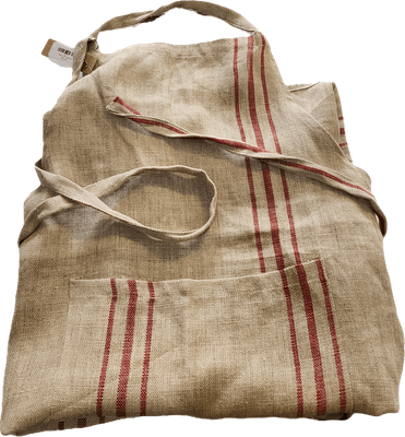 Raw Linen Apron
