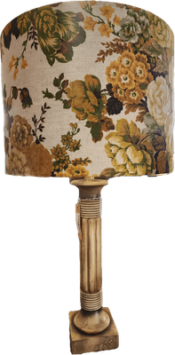 Pillar Lamp with Bespoke Shade