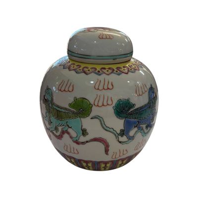 white ginger jar