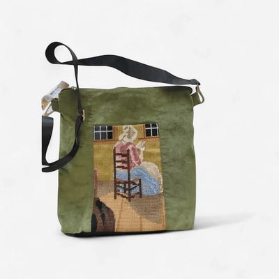 Designed and Handmade Tapestry Messenger bag