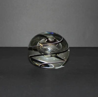 Black Swirl Paperweight