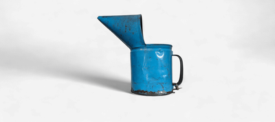 Large Blue Oilcan