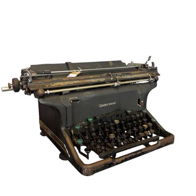 Black Vintage Typewriter