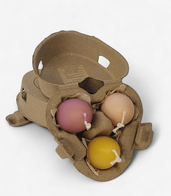 Egg Carton - Beeswax Egg Candles