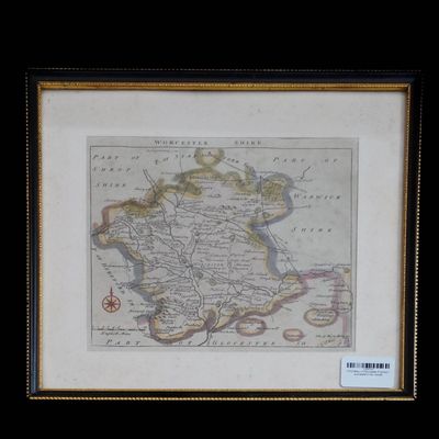 1750 Map of Worcester