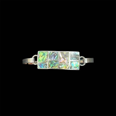 A8314 - Silver Paua Bracelet
