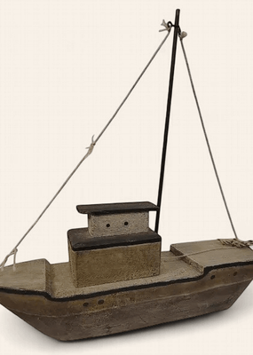 Wooden Model Steamer Boat