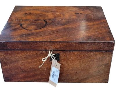 Antique Mahogany Jewellery Box