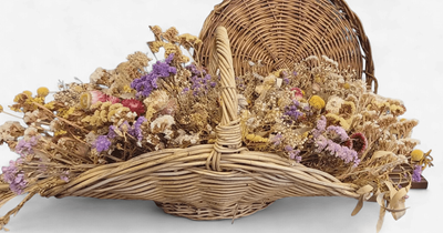 Large Flower Gathering Basket