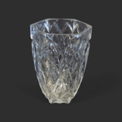Large Cut Glass Vase