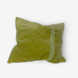 Green velvet Cushion
