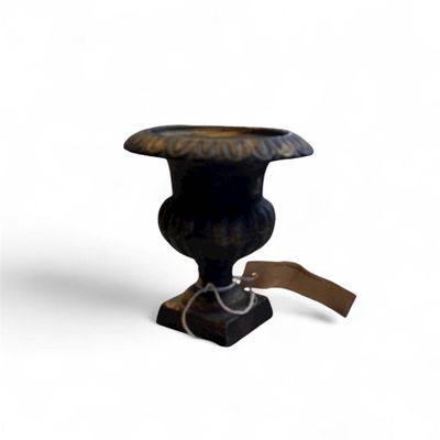 Black Metal Urn