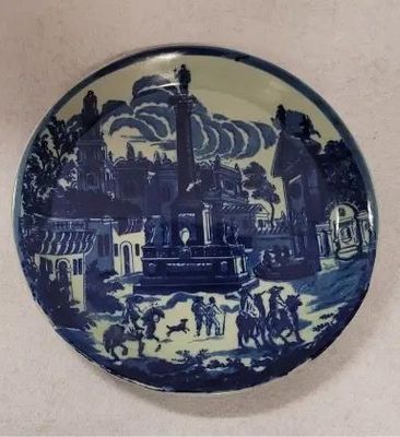 Antique Blue Plate