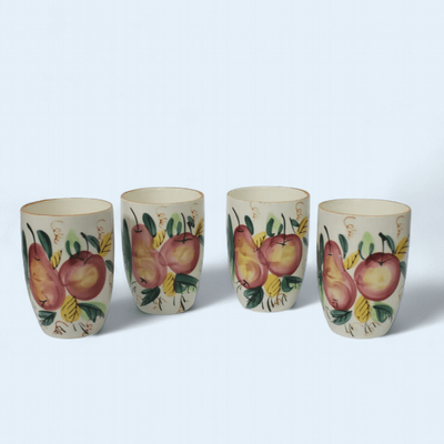 4 x Italian Ceramic Beakers