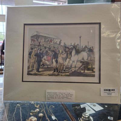 Antique Hand Coloured Lithograph