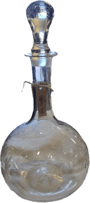 Etched Sherry Decanter