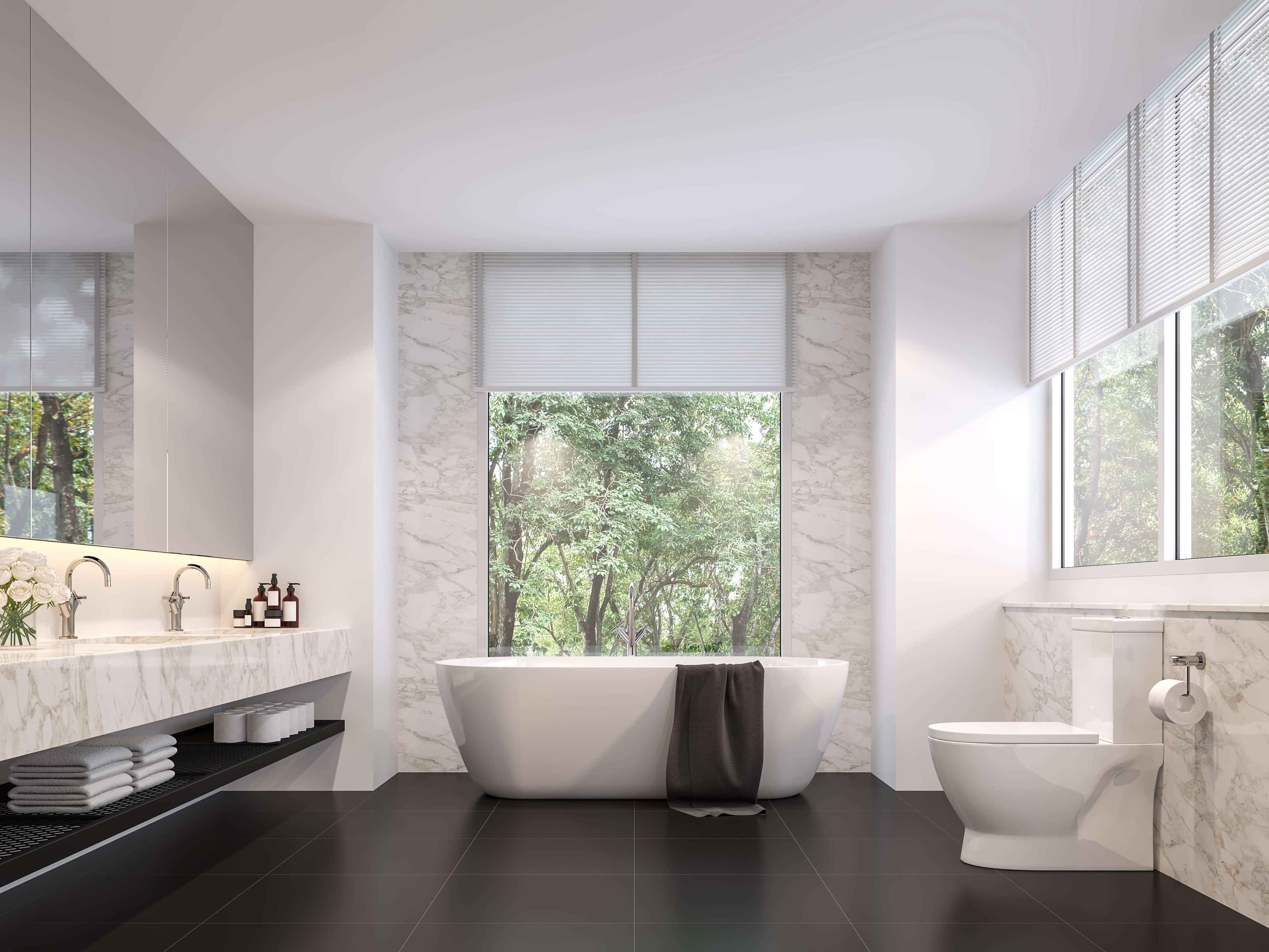 Motorised blinds for large windows