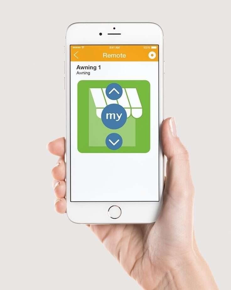 Somfy Wireless remote control for motorised curtains