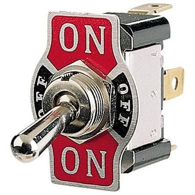 Metal Toggle Switch On/Off/On SPDT (Contacts Rated 20A @ 12V)