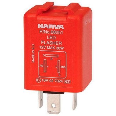 Electronic LED Flasher With Pilot 12V 3 Pin