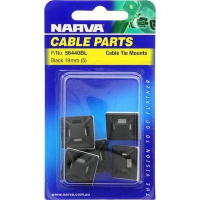 Cable Tie Mounts 19mm x 19mm
