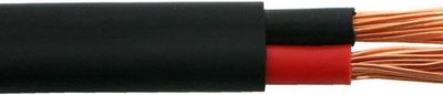 159 7.92mm2 Cable 2 Core Black Sheath