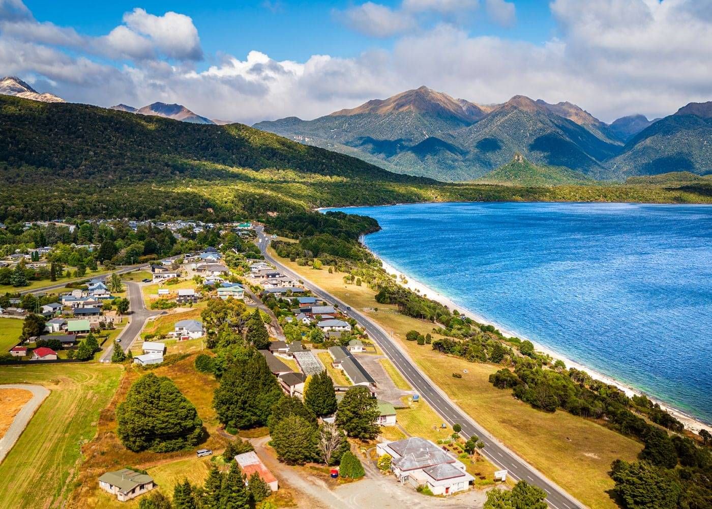 Aerial view for the Southland Community Spatial Plans project