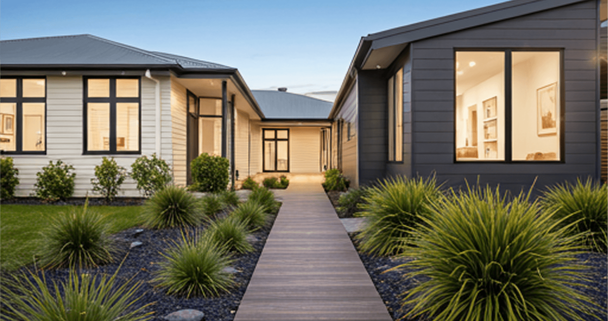Modern granny flat exterior