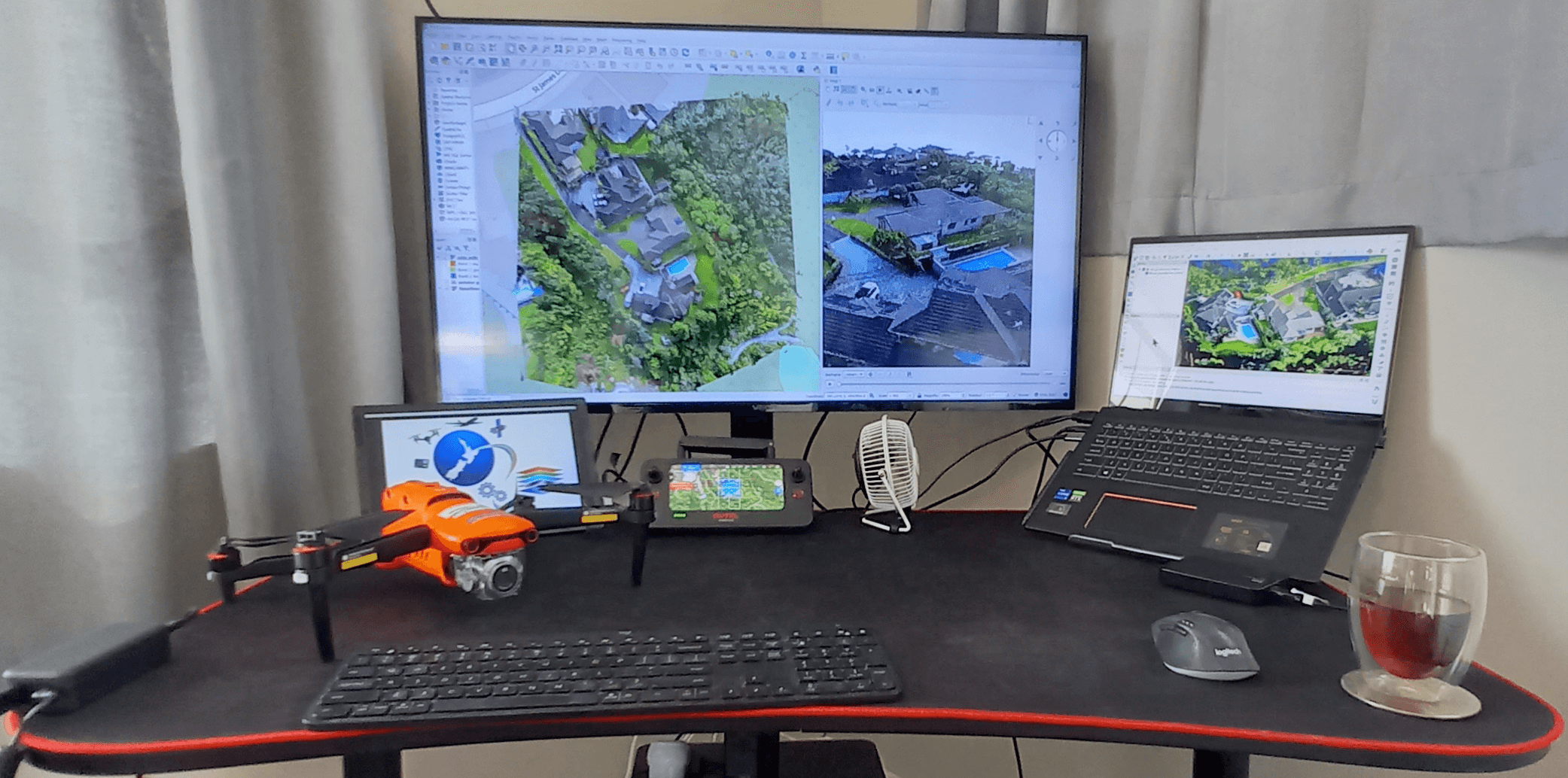 We use the latest technology. Workstation view.