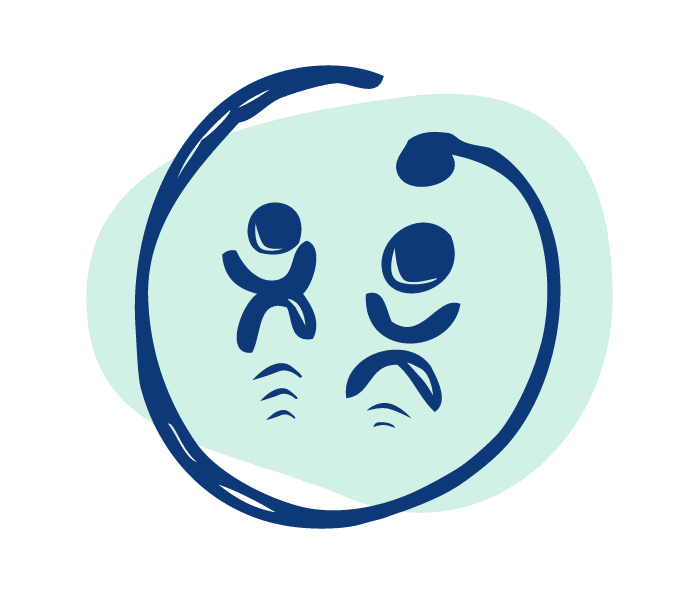 Icon of children jumping