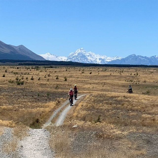 Self guided riders bike along the Alps 2 Ocean trail with Pacific Cycle Tours in New Zealand