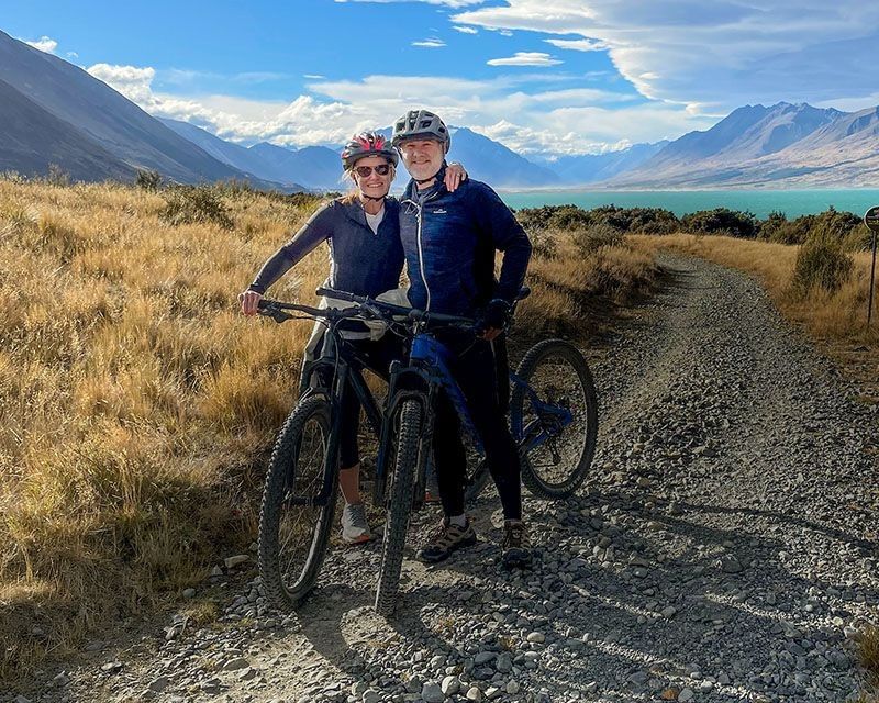 Judy and Brett the owners of Pacific Cycle Tours since 2018