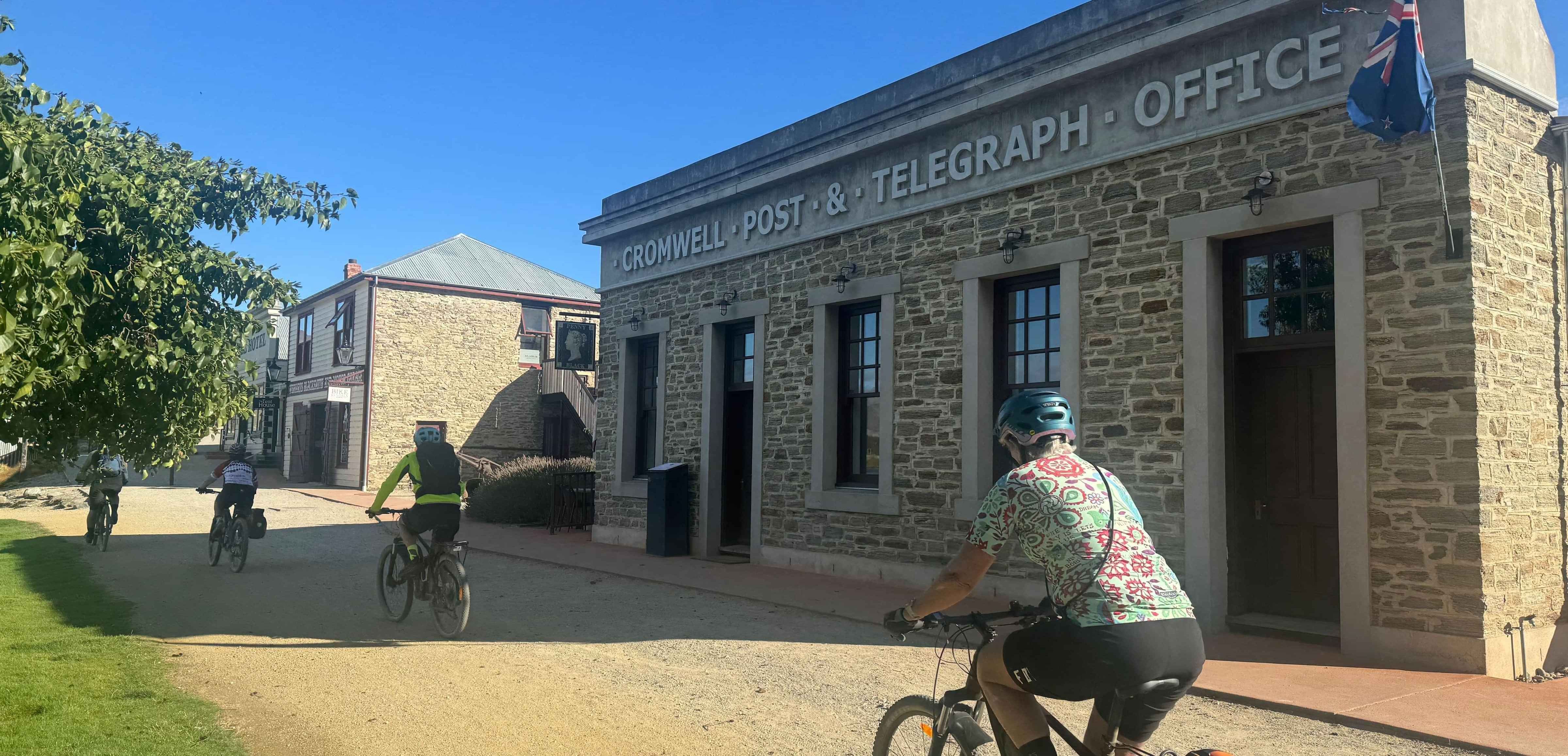 Riding through Cromwell with Pacific Cycle Tours in New Zealands South Island