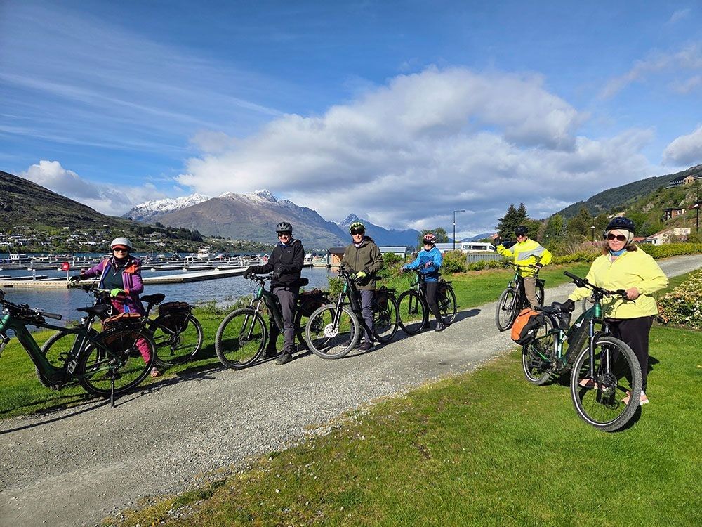 Riders on a guided tours along some of the worlds best bike trails