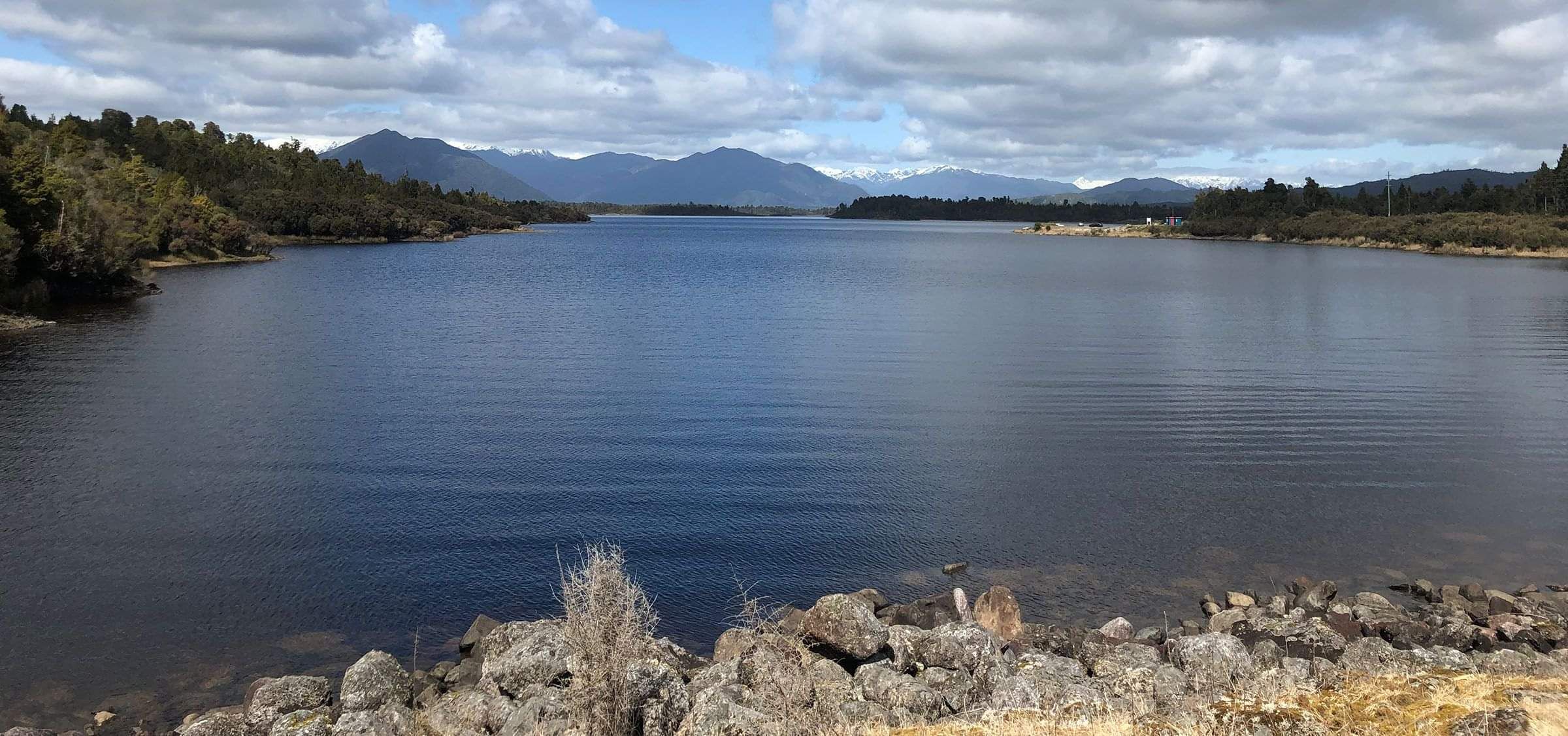 The lakes along the West Coast Wilderness Trail