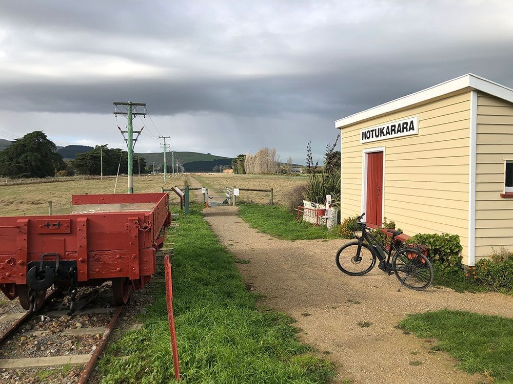 Old equipment along the Little River Rail Trail