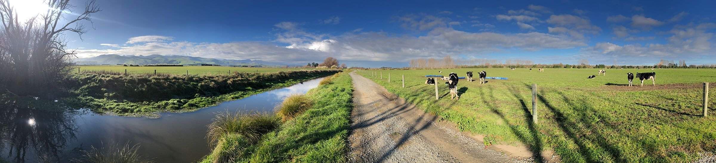 The open trail of the Little River Rail Trail