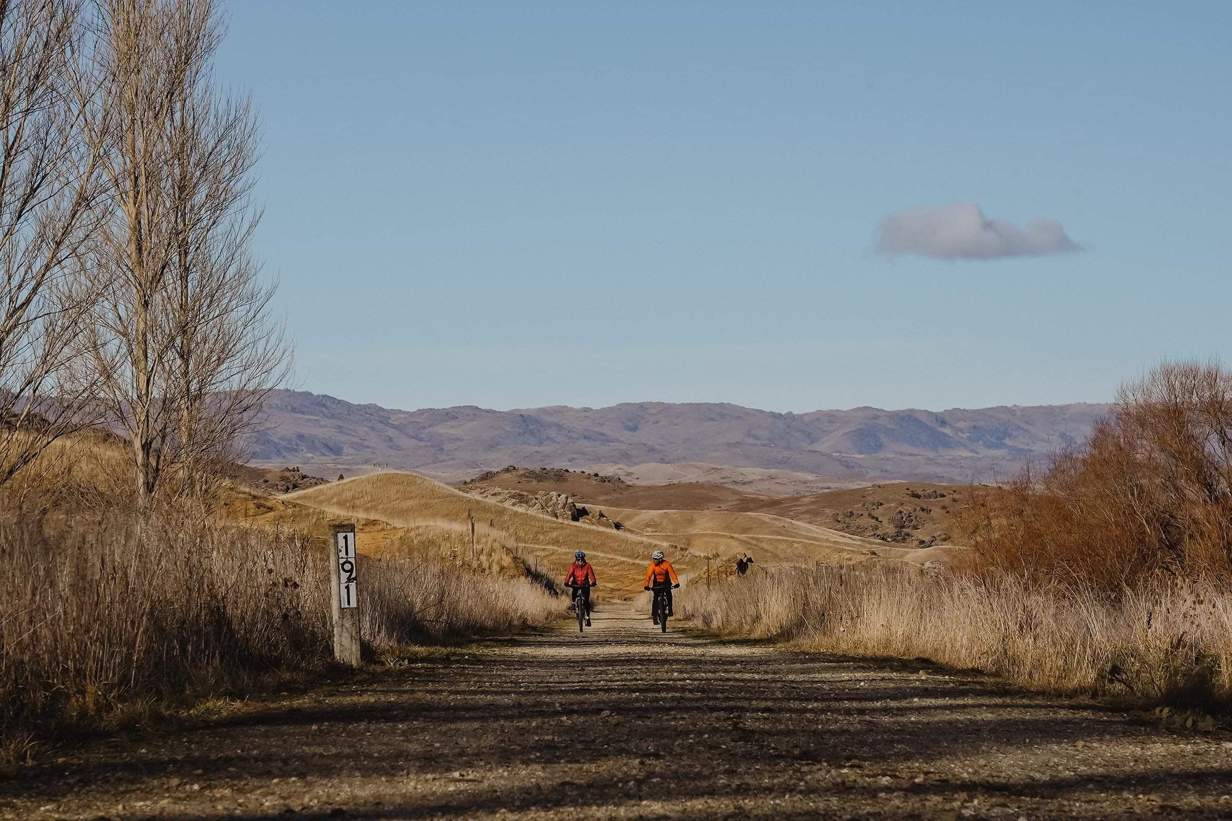 Couple have a nice holiday ride at the Otago Rail Trail