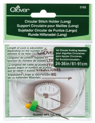 Clover Long Circular Stitch Holder - Sizes 24" To 36"