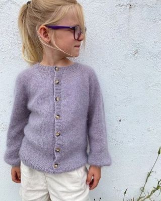 PetiteKnit Novice Cardigan Junior - Mohair Edition - Knitting Pattern