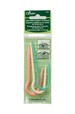 Clover U Cable Stitch Holders 3/Pkg